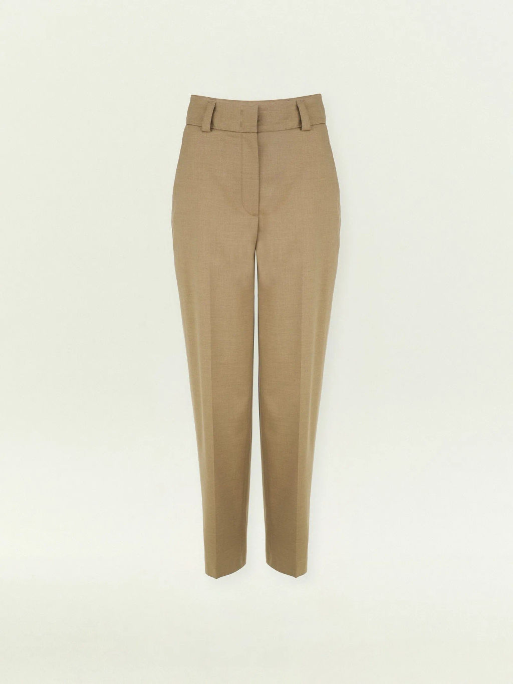 Брюки зауженного кроя из костюмной шерсти, D397/ant - Emka фото 6