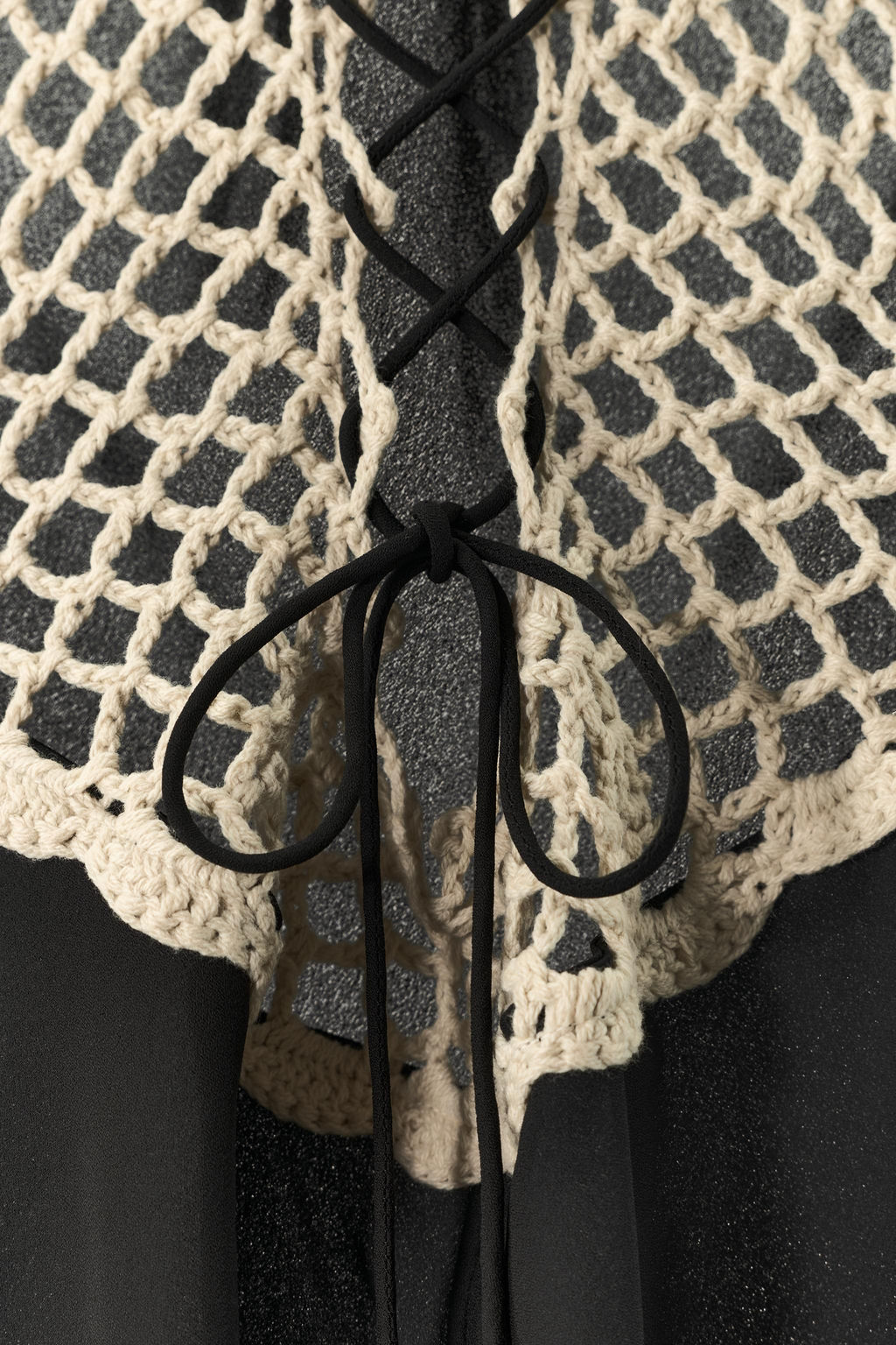 CONTRAST CROCHET DRESS - Zara фото 9