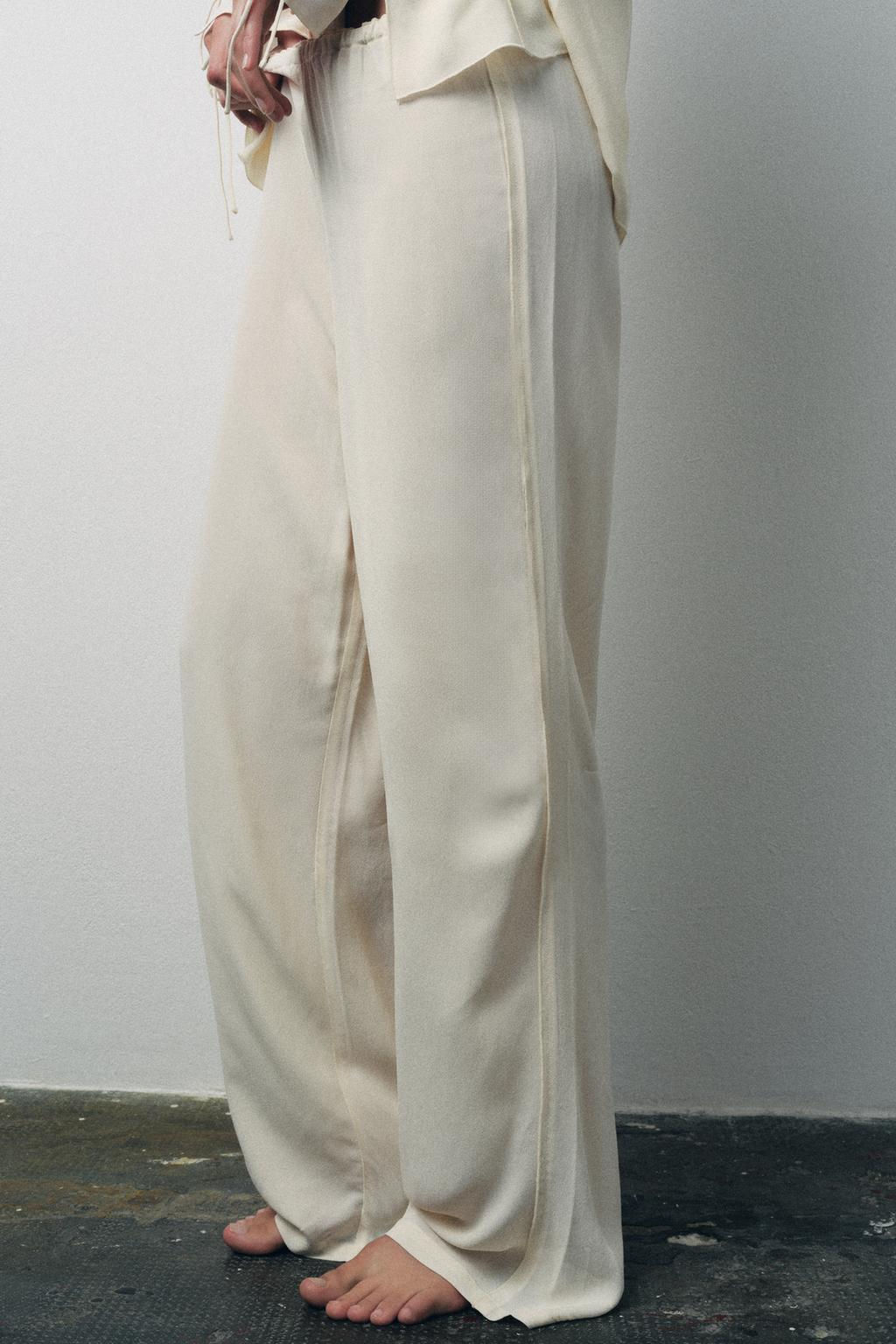 WIDE-LEG TROUSERS - Zara фото 2