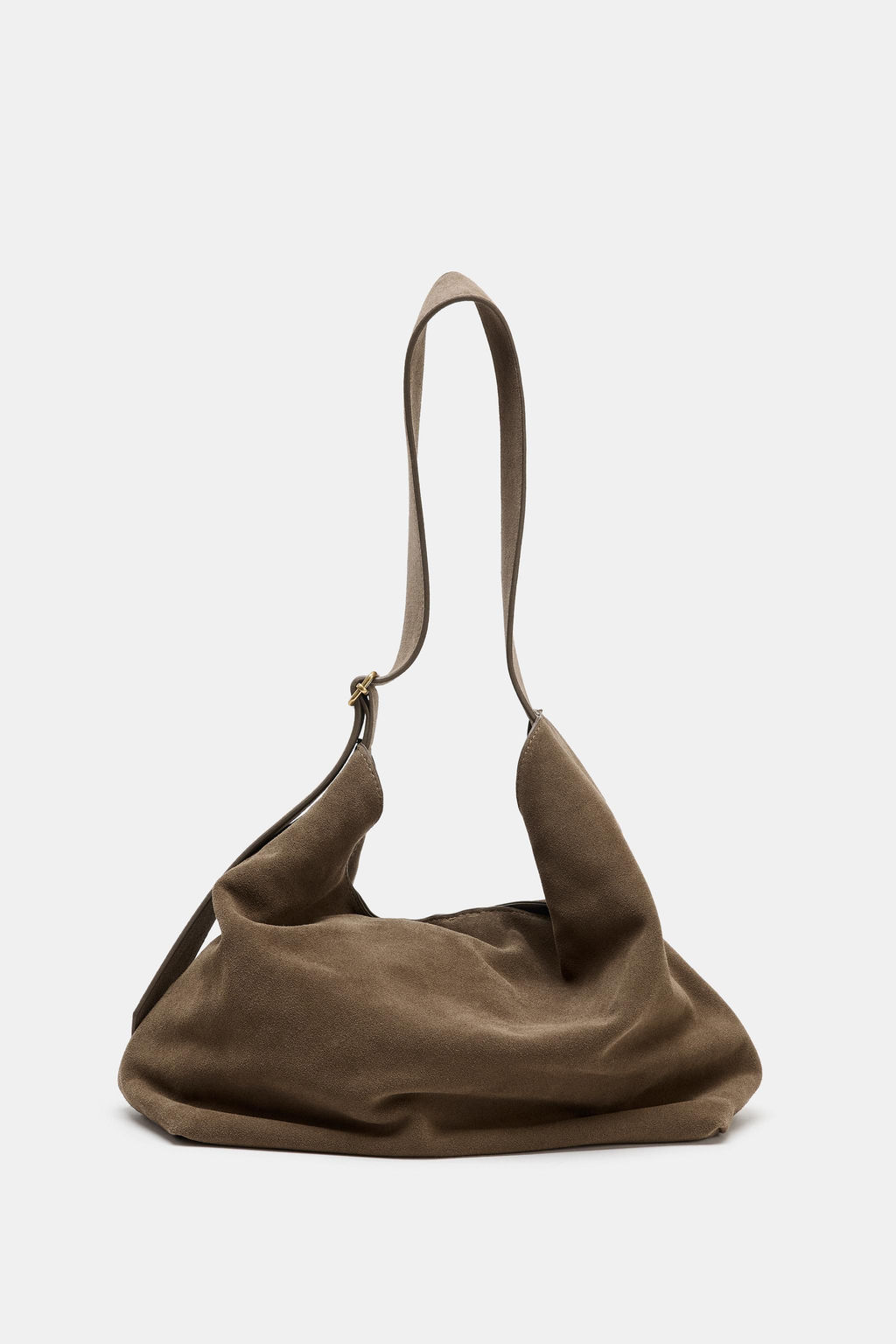 BOLSO MAXI SACA DETALLE ANILLA PIEL / Marr?n