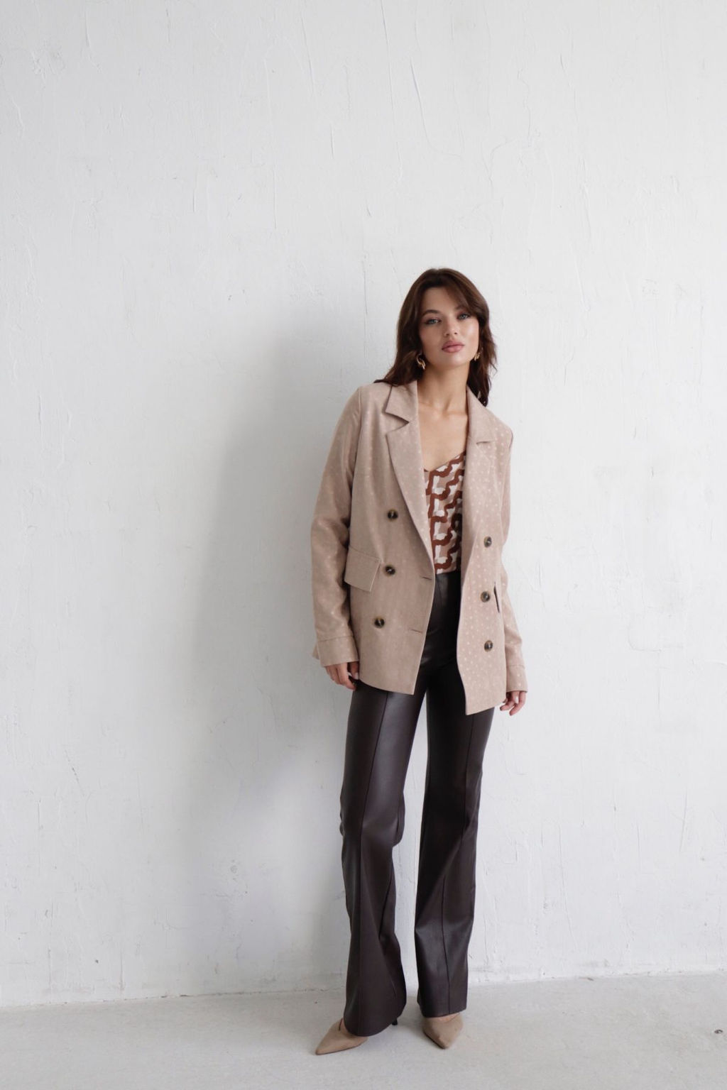 Двубортный жакет с английским воротником - Martichelli фото 56