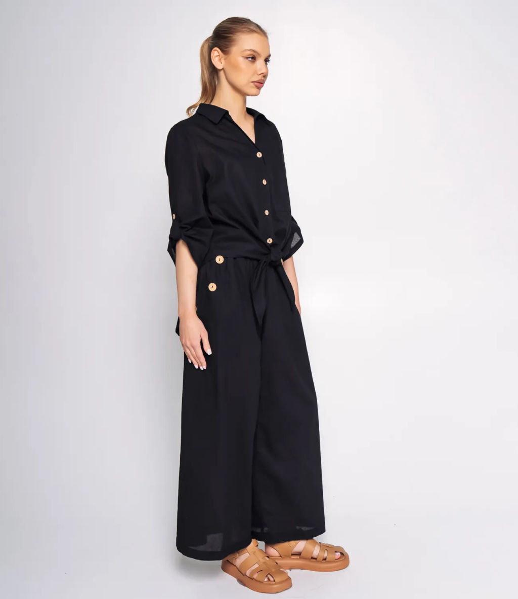 Костюм #ОКТ095013, чёрный - Dommod фото 3