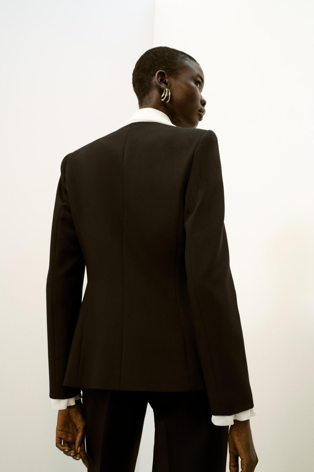 SCARF TIE BLAZER - Zara фото 6