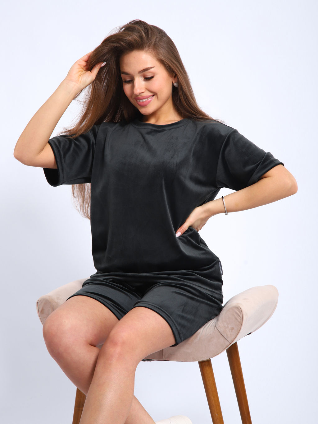 Костюм женский 5-350 из велюра