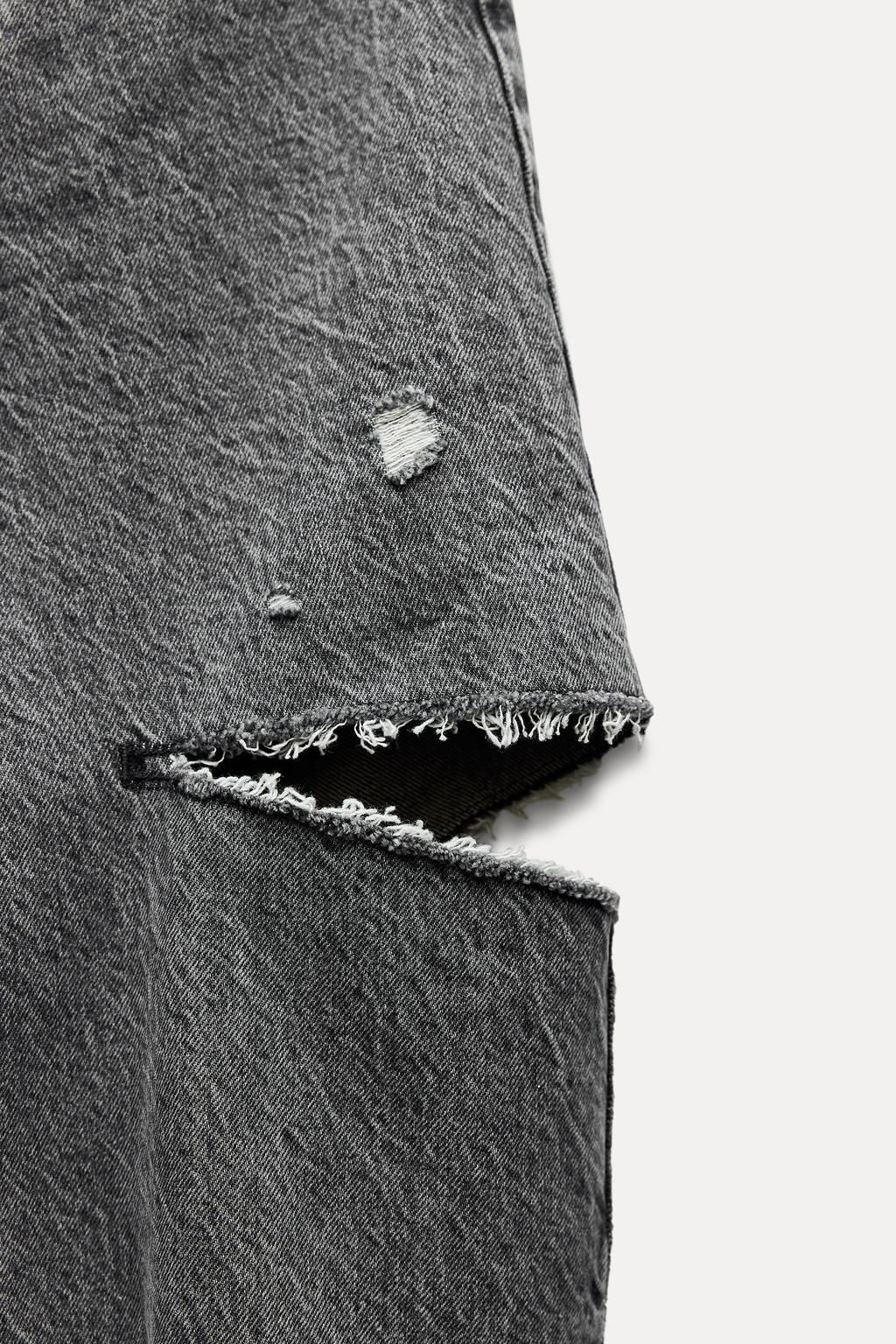 Z1975 MID-RISE STRAIGHT JEANS - Zara фото 8