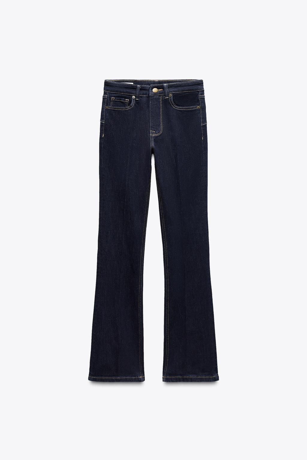 ZW COLLECTION BOOTCUT MID-WAIST CONTOUR JEANS - Zara фото 11
