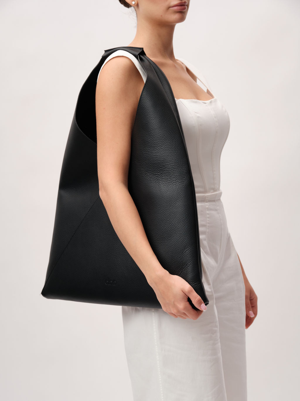 Кожаная сумка Luna DBR 31373 черный фото 6