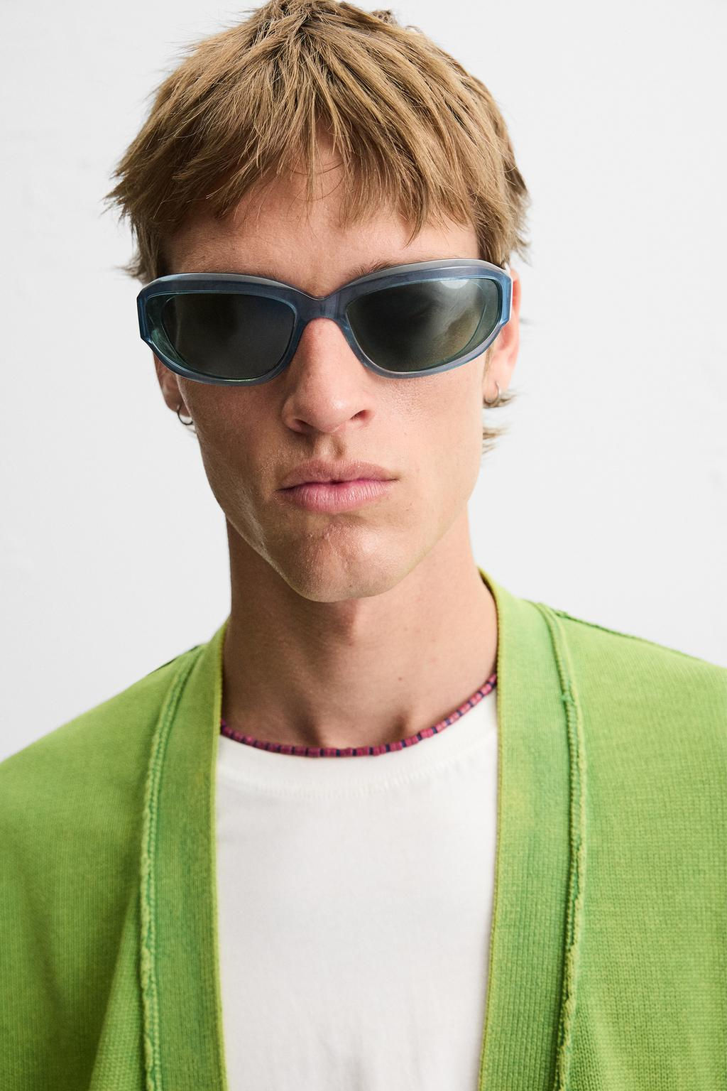 WASHED CARDIGAN WITH REVERSE EFFECT - Zara фото 8