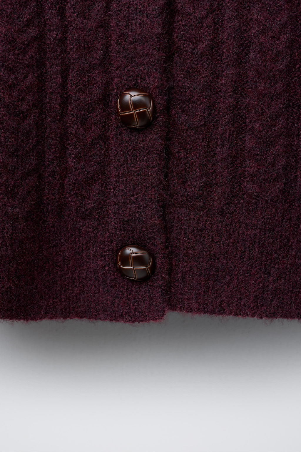 CABLE-KNIT CARDIGAN - Zara фото 4