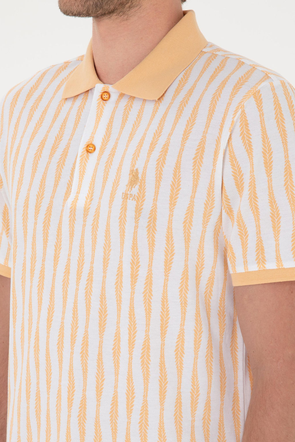 Erkek Regular Fit Polo Yaka Turuncu Ti__rt Sepette S_rpriz _ndirim - U.s. polo assn фото 7