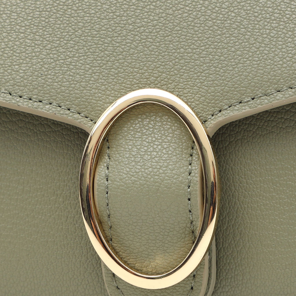 Женская сумка на плечо TENDANCE Артикул 3846130, бежево-зеленый  фото 5