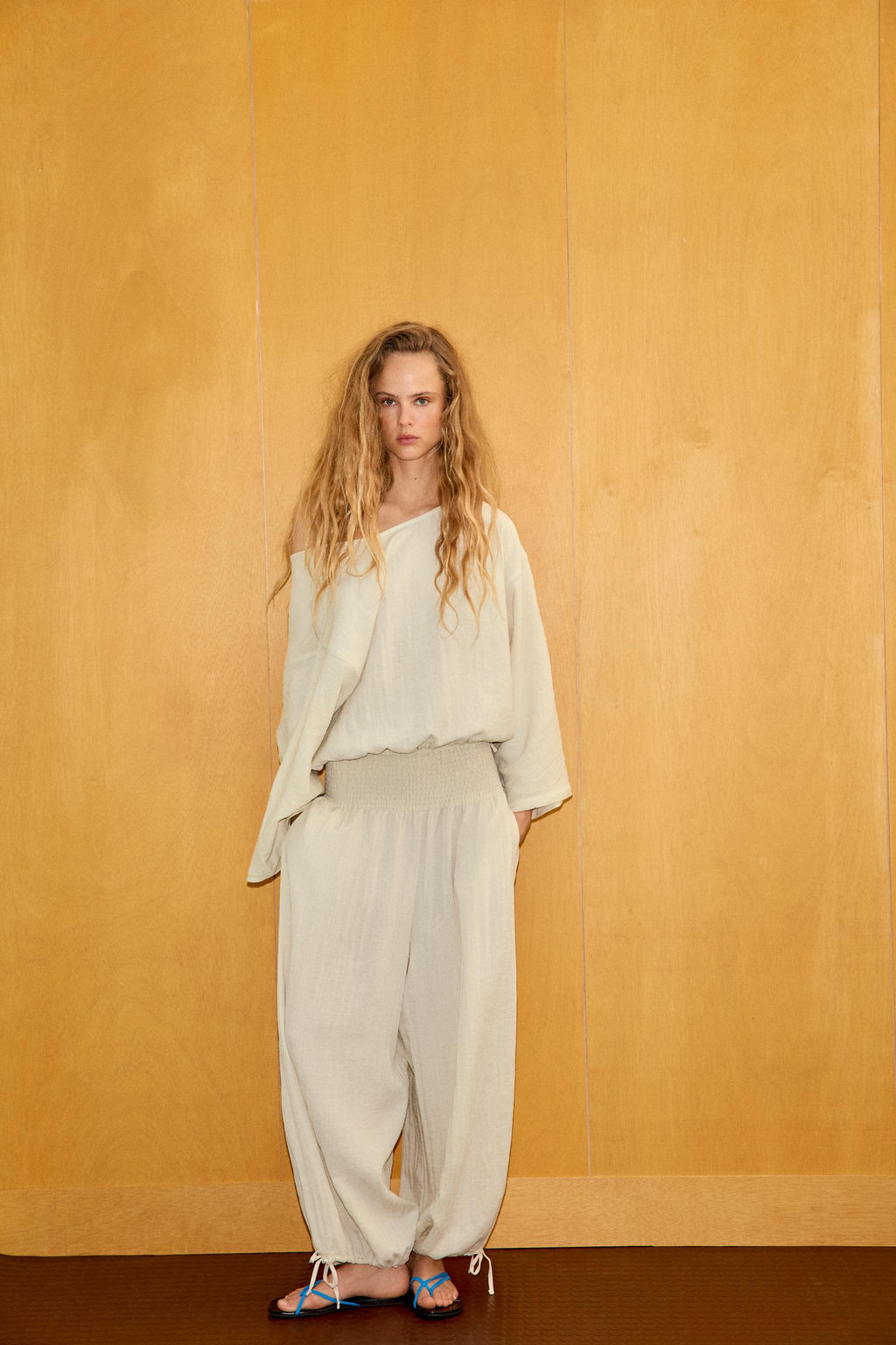 CAMISA CAPA CUADROS / Beige