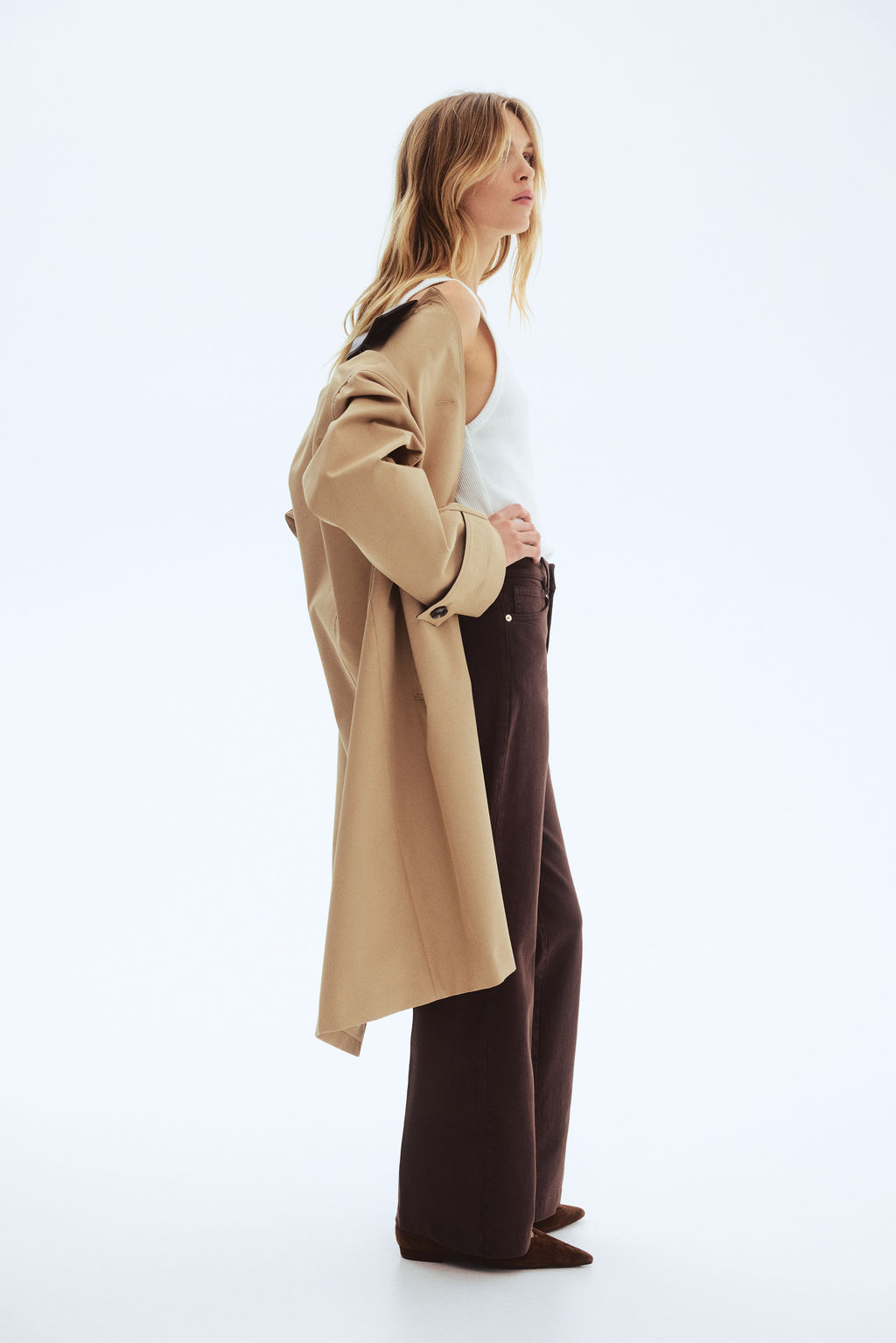 Pantal?n bootcut de sarga - H&m фото 3