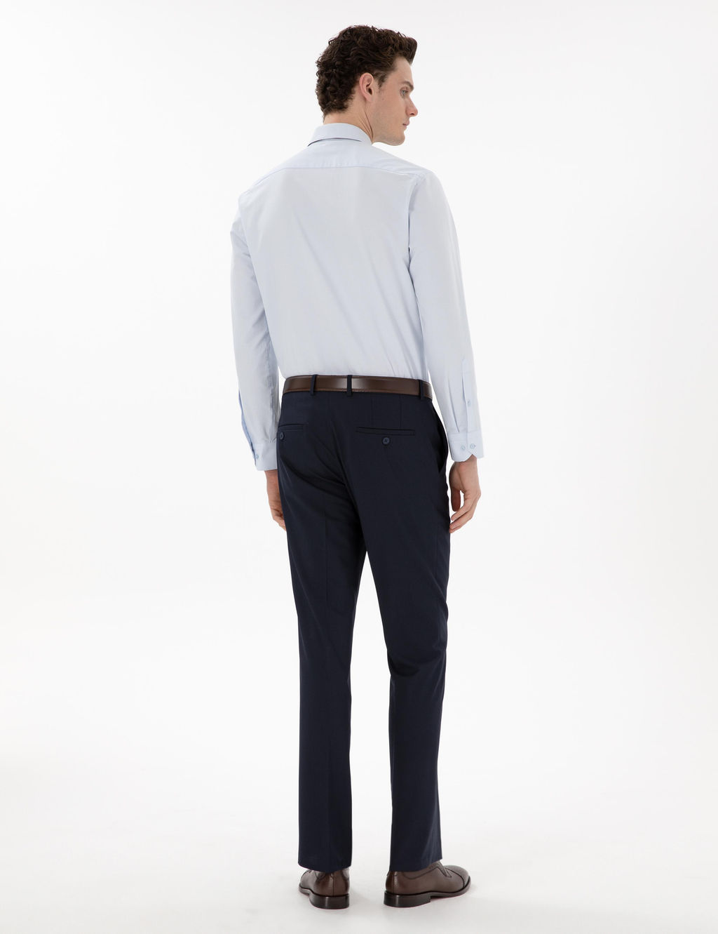 Lacivert Slim Fit Kuma_ Pantolon