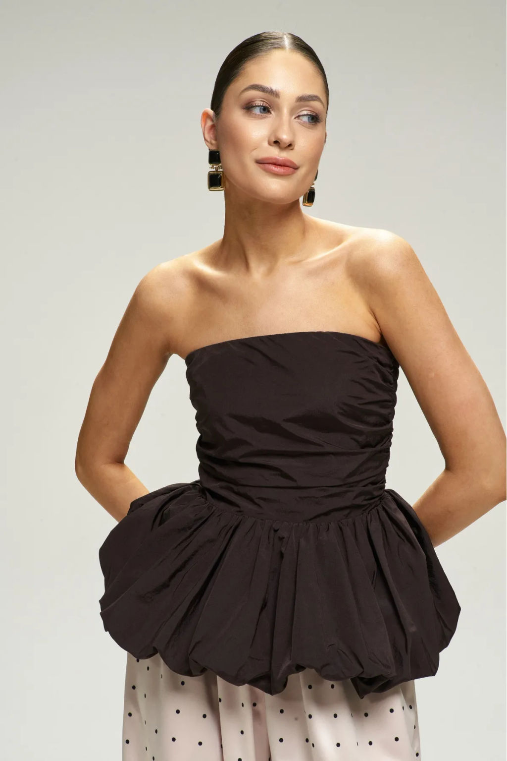 Топ-корсет с баской Choco