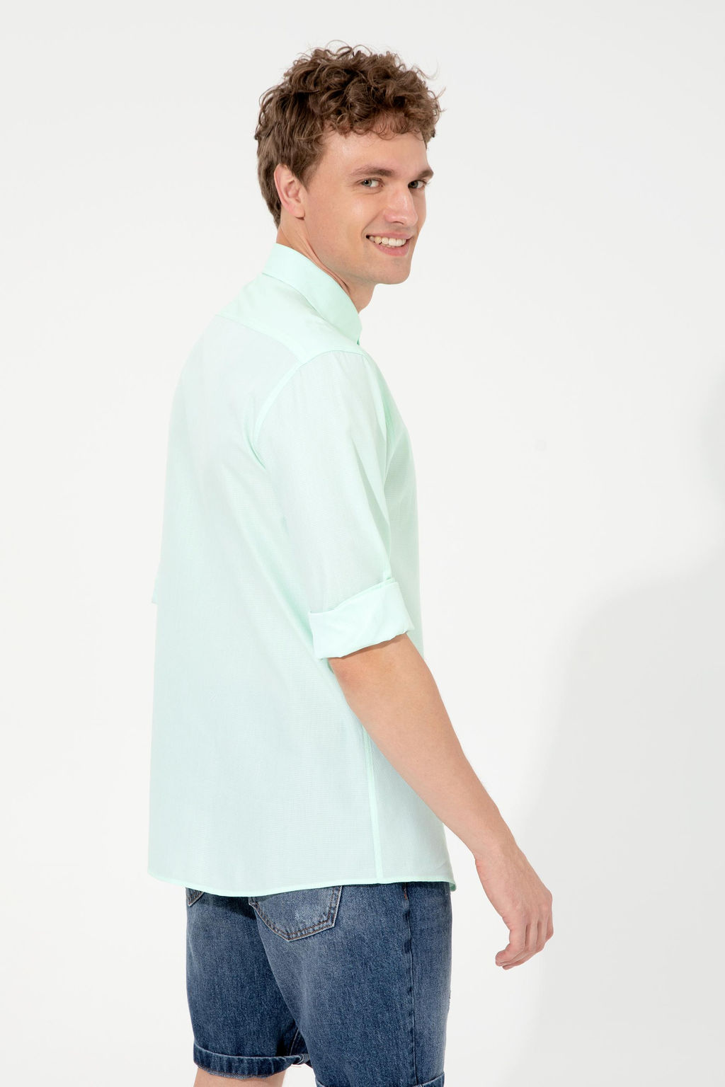 Мужская мята с длинным рубашкой скидка в корзине в корзине - U.s. polo assn фото 5