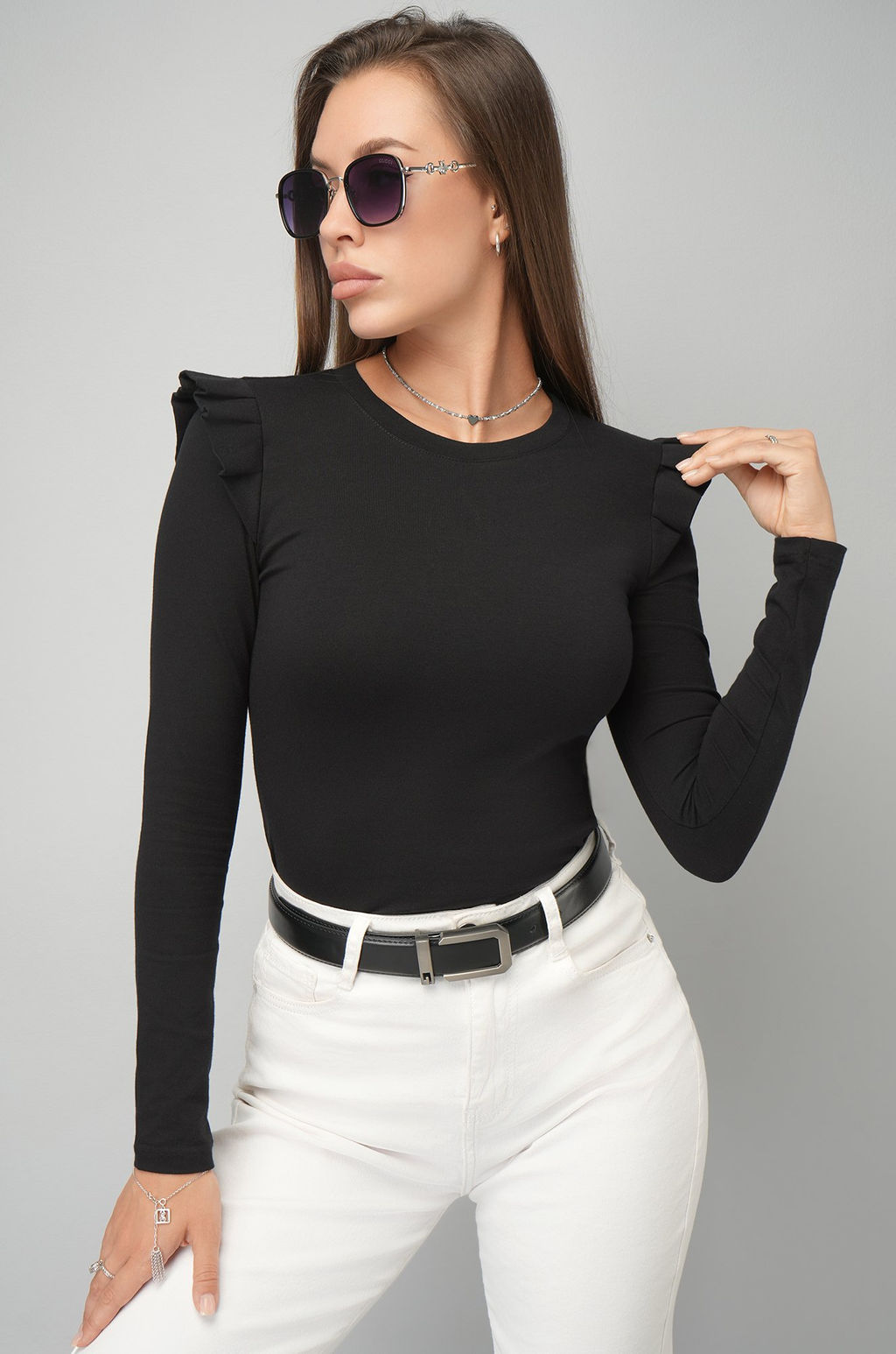 Женский лонгслив с крылышками Happyfox