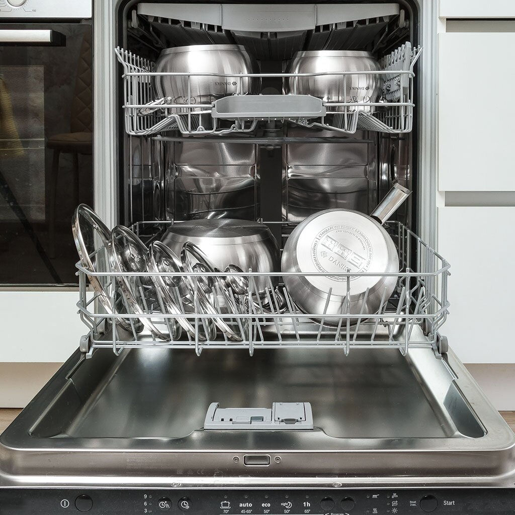 Кастрюля нерж КЛАССИКА 3л(2,9л) ст/крыш мет/руч матов 18см SD-18 (204072) /DANIKS/  фото 8