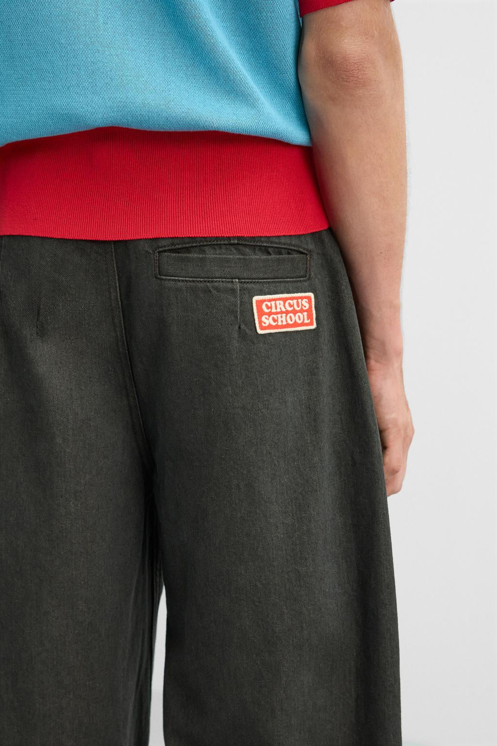 BALLOON FIT OVERDYED TROUSERS X HARRY LAMBERT - Zara фото 6