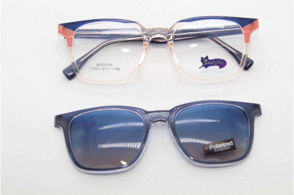 Оправа Bosiyan 2060 50-21-145 C3 с насадкой Polarized