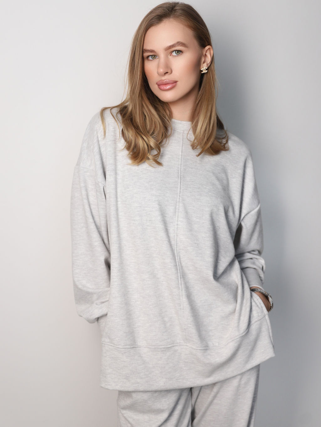 Женский Женский костюм СК030 Серый от Спортсоло