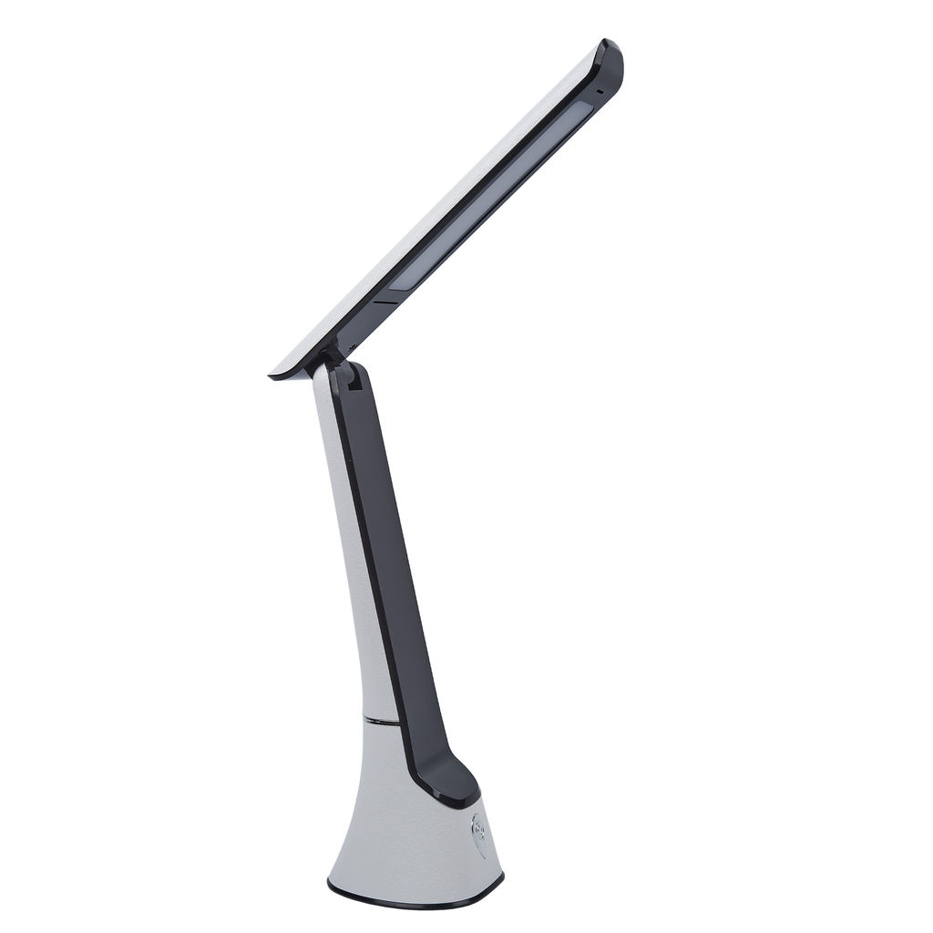 TLD-564 White-Black/LED/500Lm/3000-6000K/Dimmer/NightLight Светильник настольный с ночником, 8W. Сенсорный выключатель. Диммер. Белый с черным. ТМ Uniel - Volpe фото 2