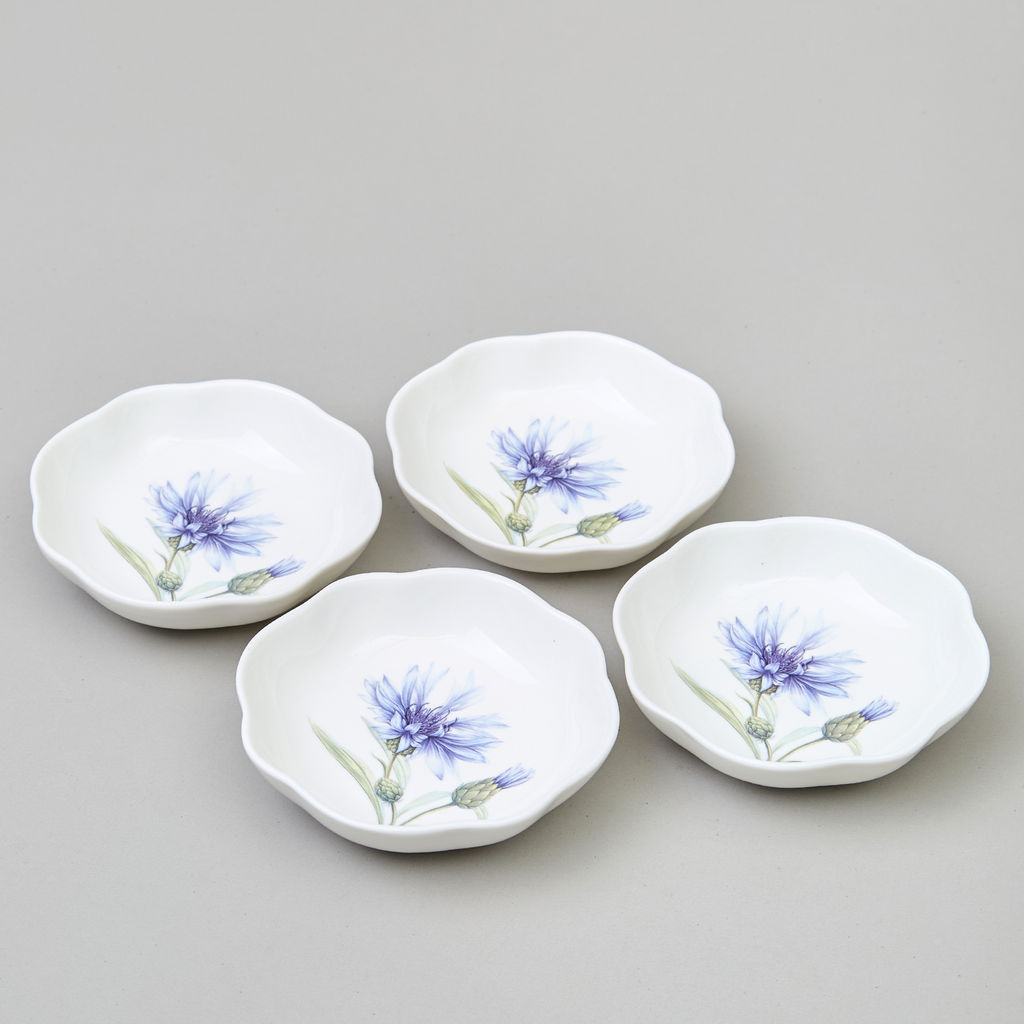 НАБОР РОЗЕТОК LEFARD ВАСИЛЬКИ 4 ШТ. 10 СМ