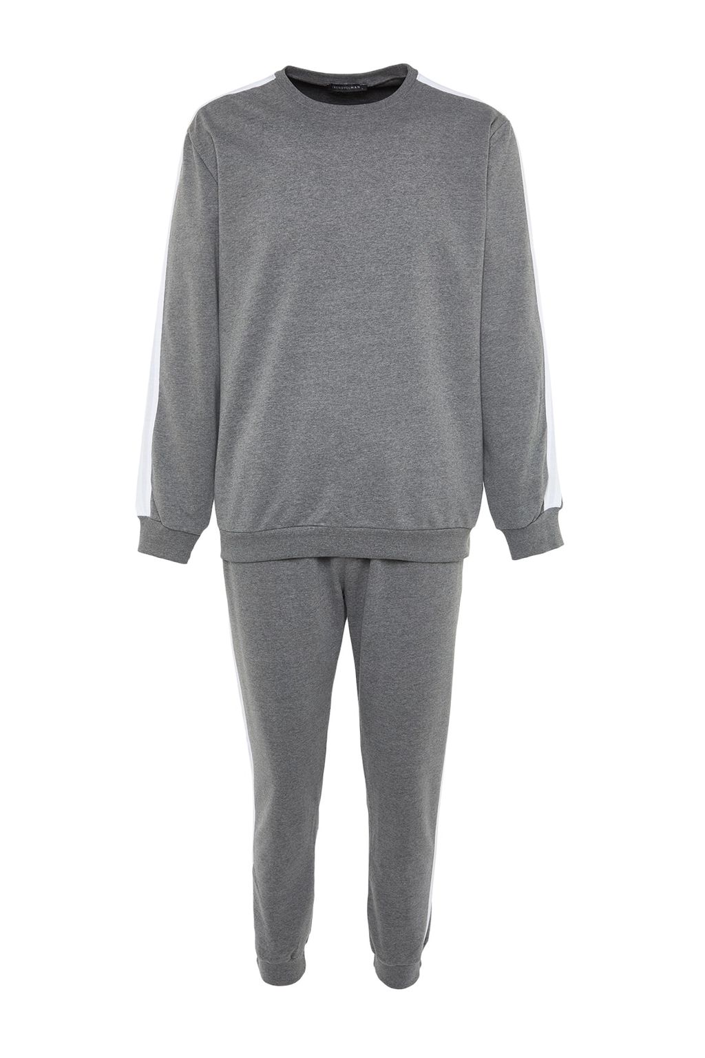 TRENDYOL MAN Lacivert Yanlar? Seritli Orme Pijama Tak?m? THMAW21PT0828 - Trendyolmilla фото 6
