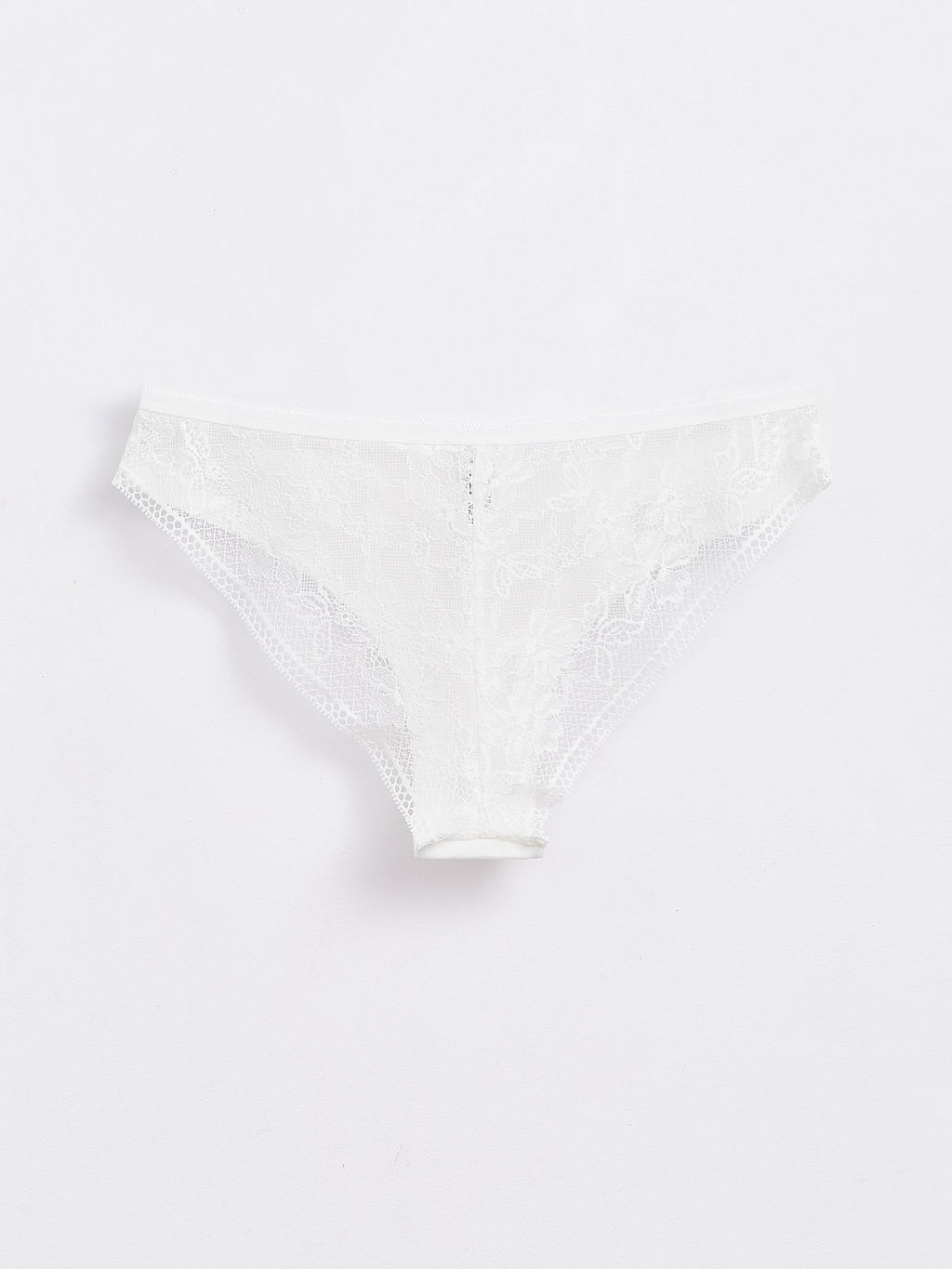 CONTE Трусы бикини из хлопка с кружевом LIGHT DAY LB 1271 off-white - Conte elegant фото 2