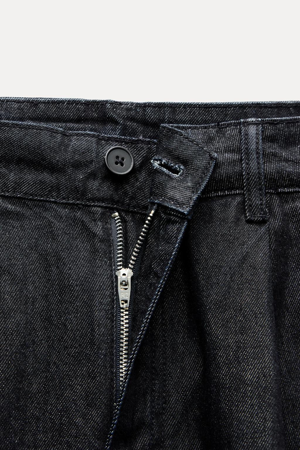 DARTS TRF DENIM TROUSERS - Zara фото 4