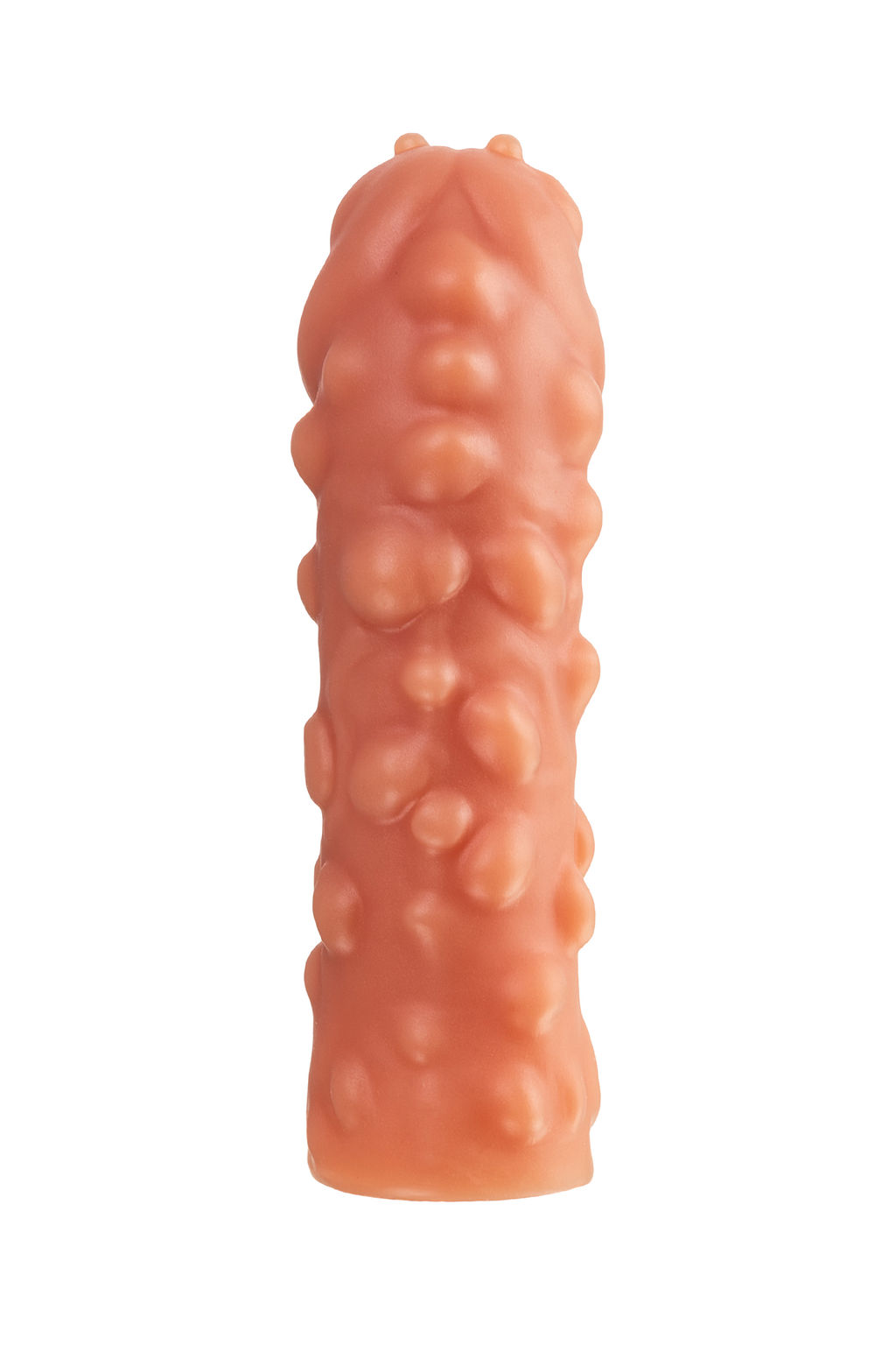 Насадка реалистичная KOKOS PENIS SLEEVE с дополнительной стимуляцией, TPE, телесная, 16.5 см