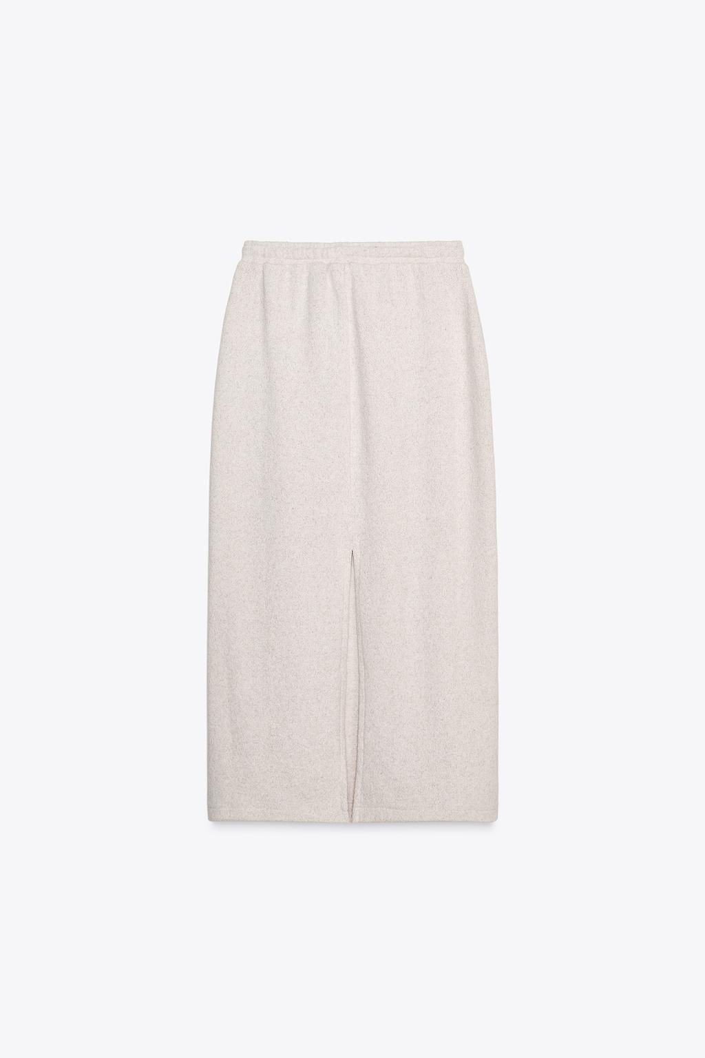 SOFT RUSTIC MIDI SKIRT - Zara фото 5