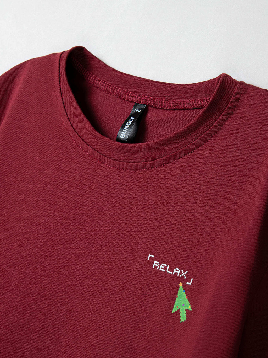 Футболка Бордо с принтом 7+ - Bungly фото 3