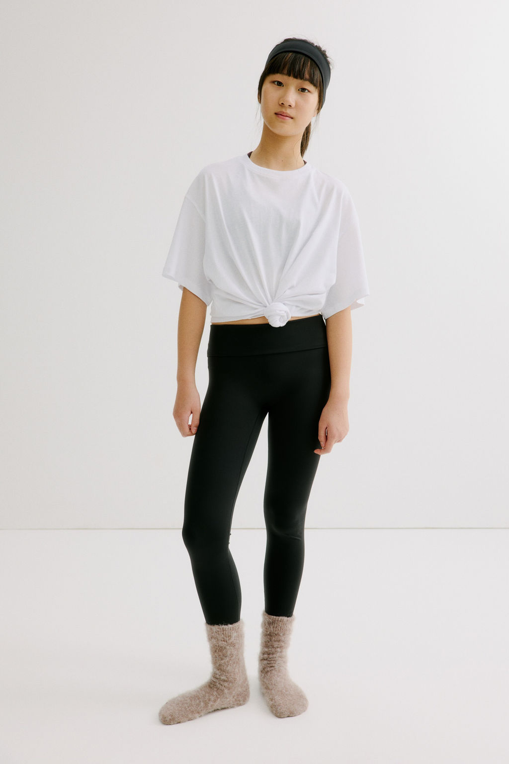 Leggings de yoga SoftMove con cintura plegable - H&m фото 6