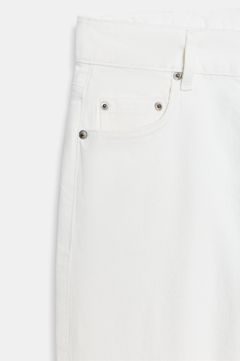JEANS ZW COLLECTION CIGARRETE TIRO MEDIO / Blanco - Zara фото 8