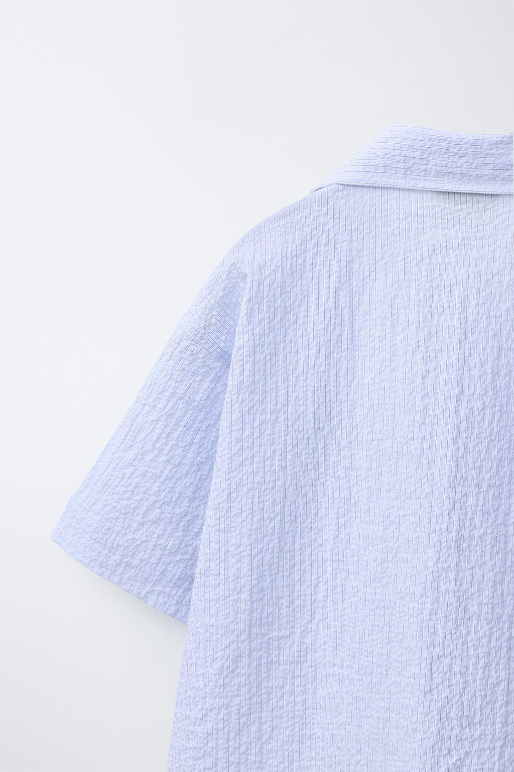 CAMISA TEXTURA RAYAS PENN  / Azul claro - Zara фото 4