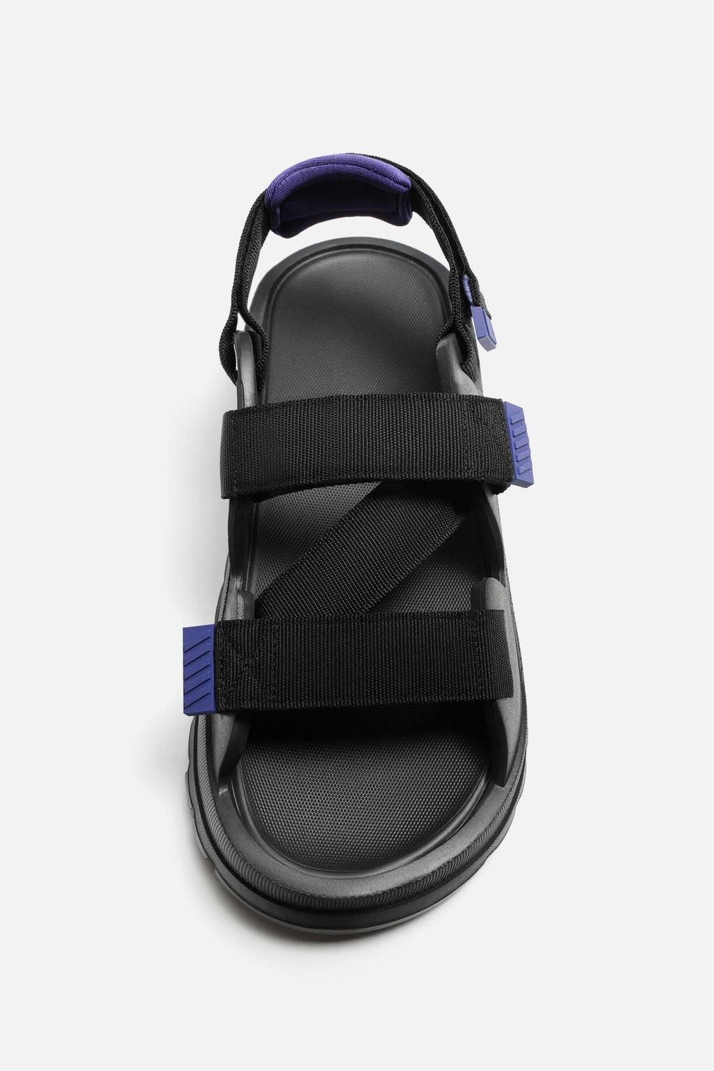 TECHNICAL STRAP SANDALS - Zara фото 11