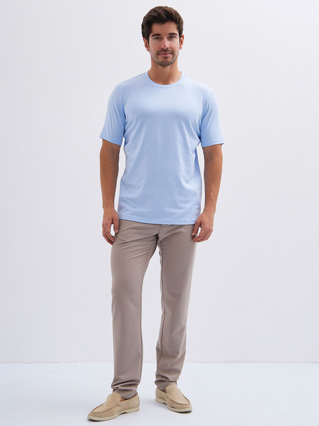 Футболка мужская короткий рукав GREG G145-KO-SA-S5120-N (св.голубой)