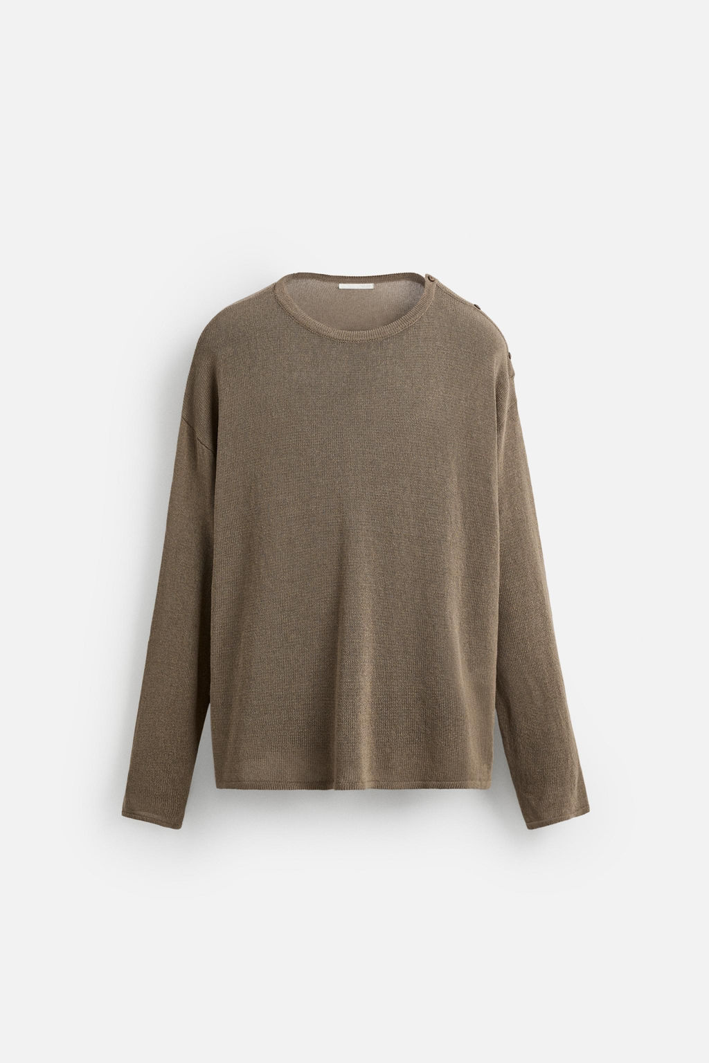 BUTTON-UP KNIT T-SHIRT - Zara фото 7