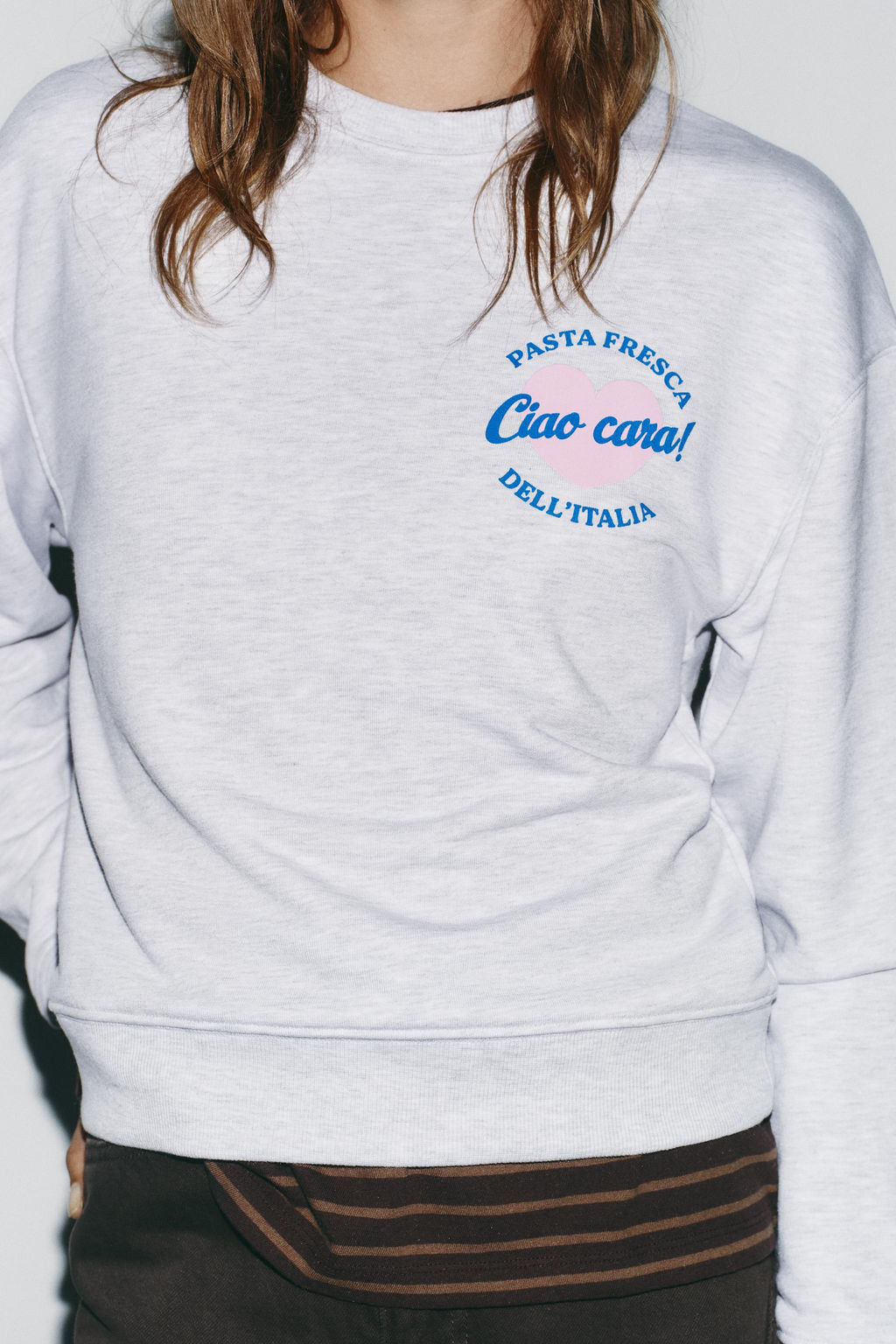 SLOGAN PRINT SWEATSHIRT - Zara фото 10