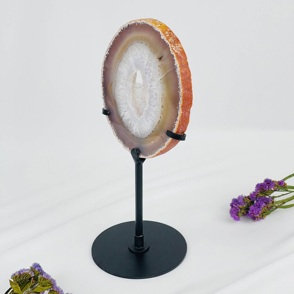 Срез Агата на подставке - Радуга самоцветов фото 3