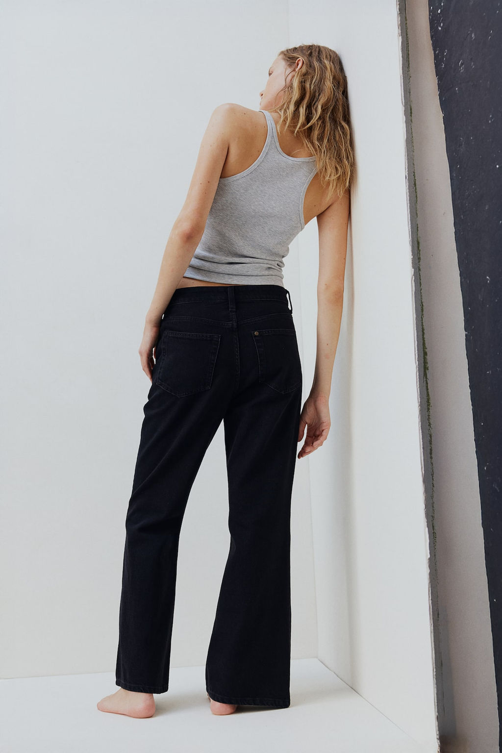 Baggy Bootcut Regular Jeans - H&m фото 4