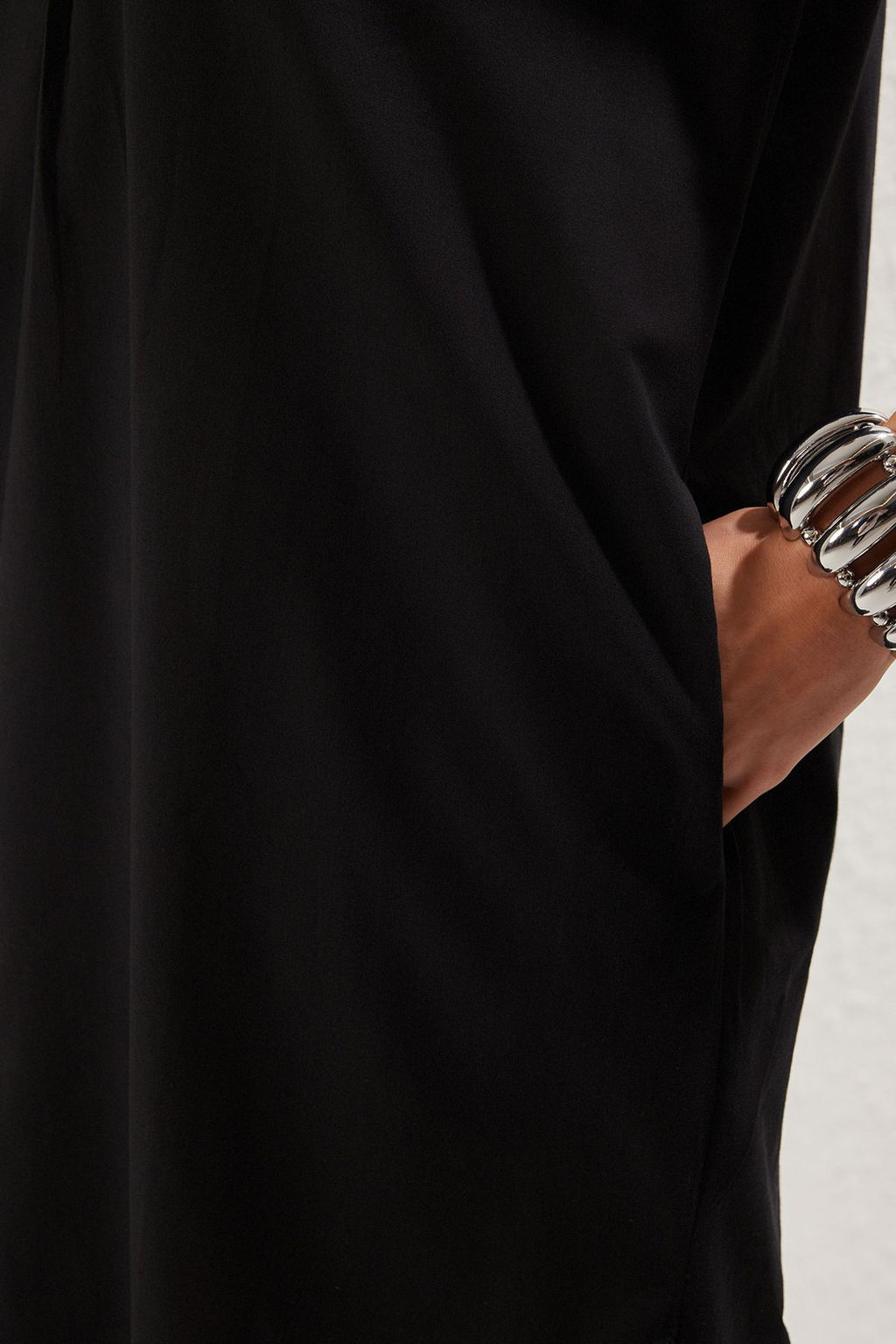 TRENDYOLMILLA Cicek Desenli Midi Dokuma %100 Pamuk Y?rtmacl? Plaj Elbisesi TBESS25EL00050  фото 15