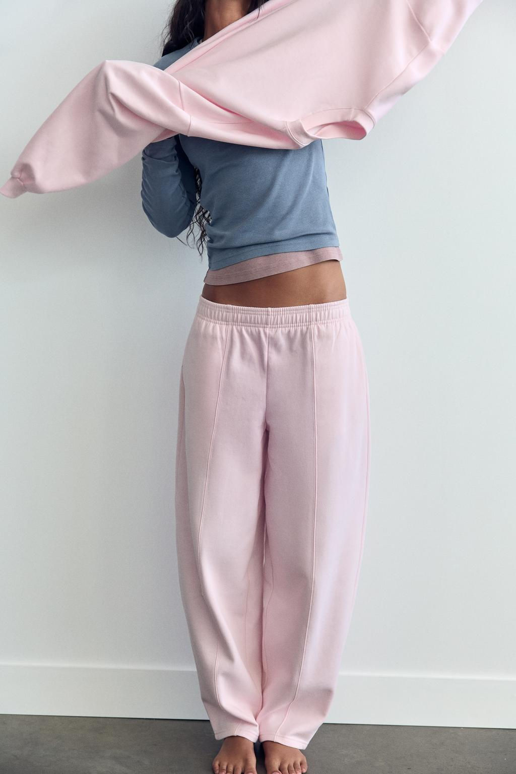 STRAIGHT-LEG PLUSH TROUSERS - Zara фото 23