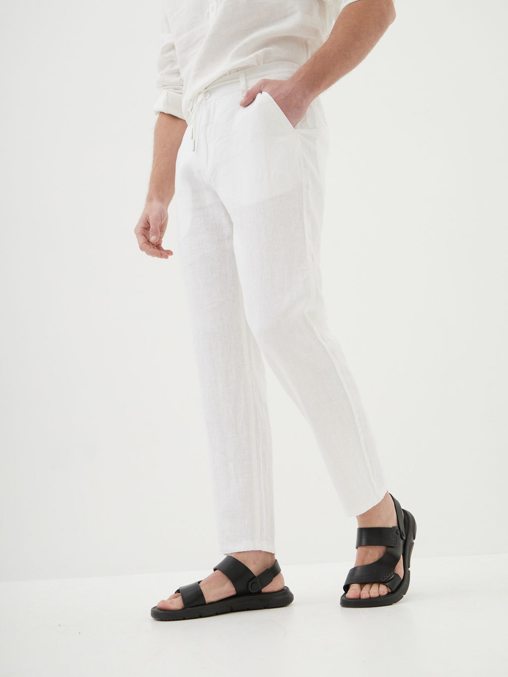 Мужские Льняные Брюки Мом - Mossmore фото 29