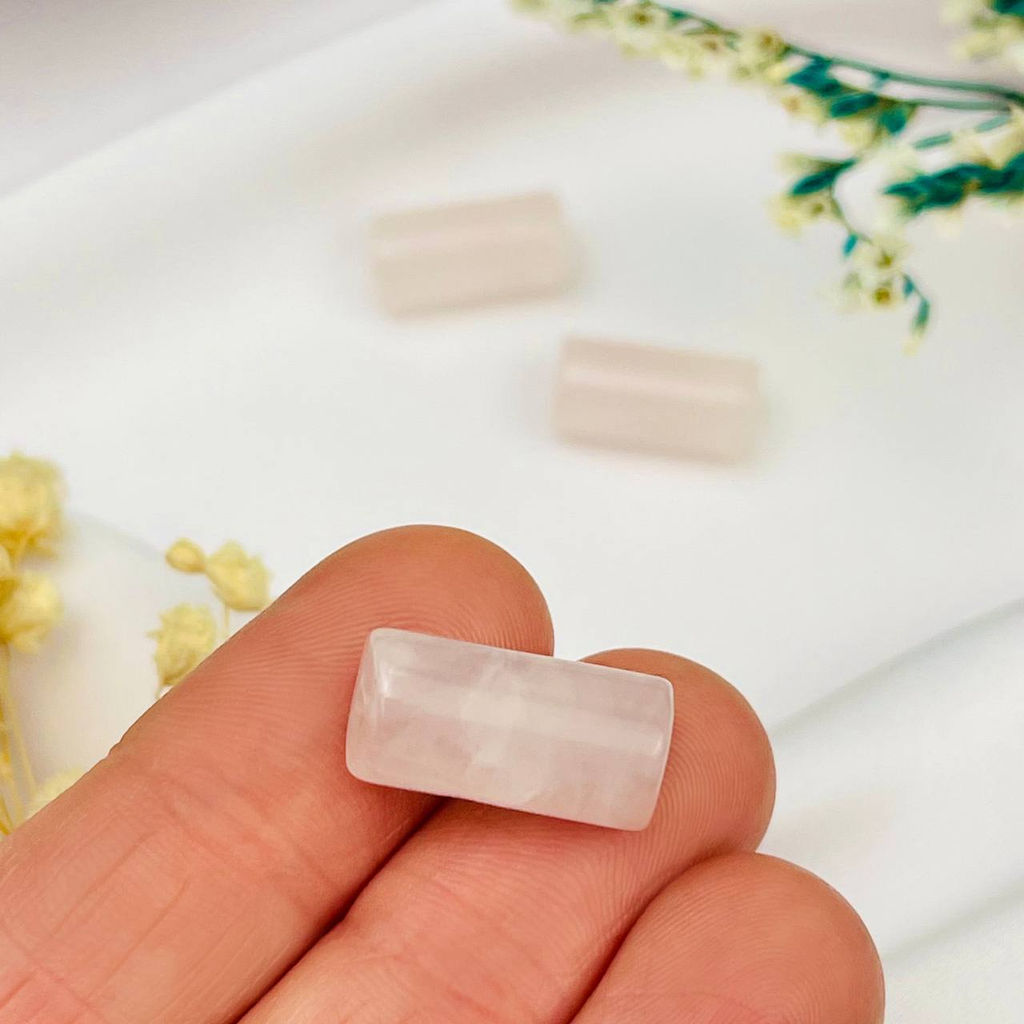 Бусины для украшений из Розового кварца (3 шт) - Радуга самоцветов фото 2