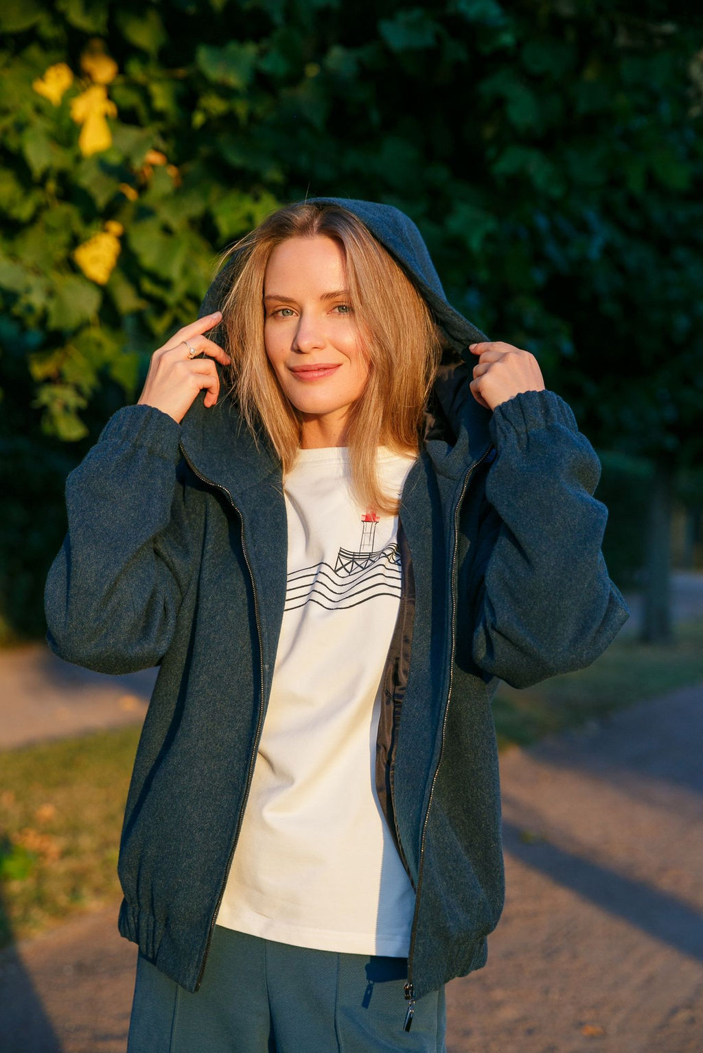 Бомбер женский на молнии Deep Azure - Captain's mate фото 7