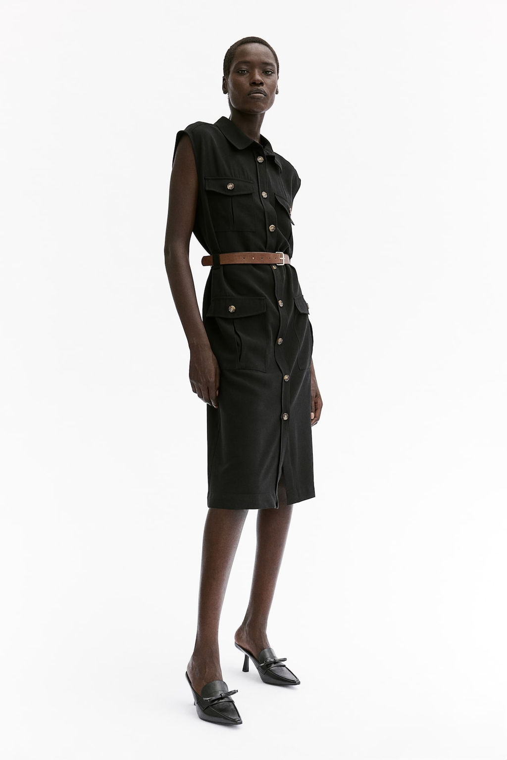 Vestido cargo con cinturon - H&m фото 2