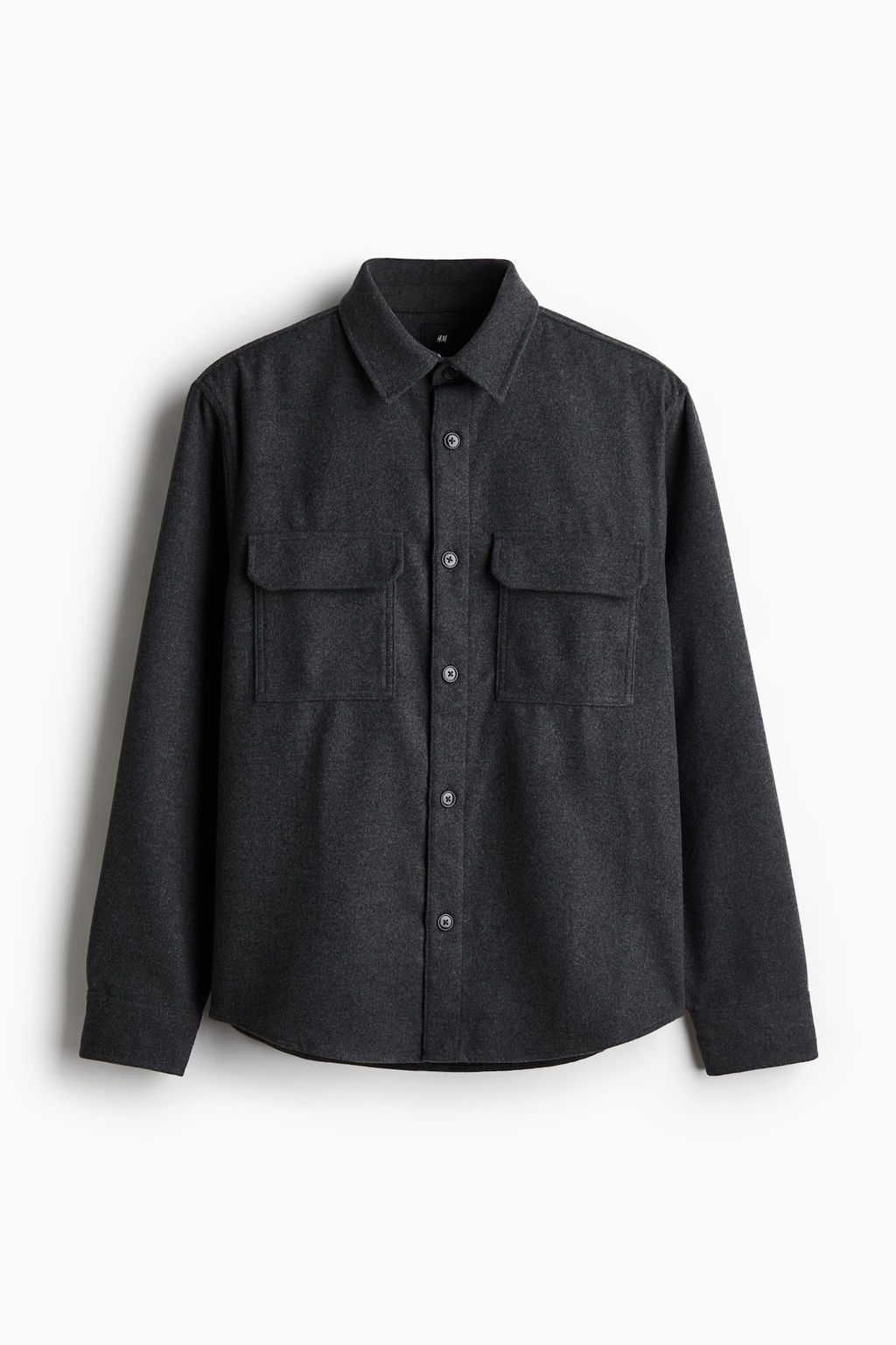 Sobrecamisa de fieltro Regular Fit - H&m фото 6
