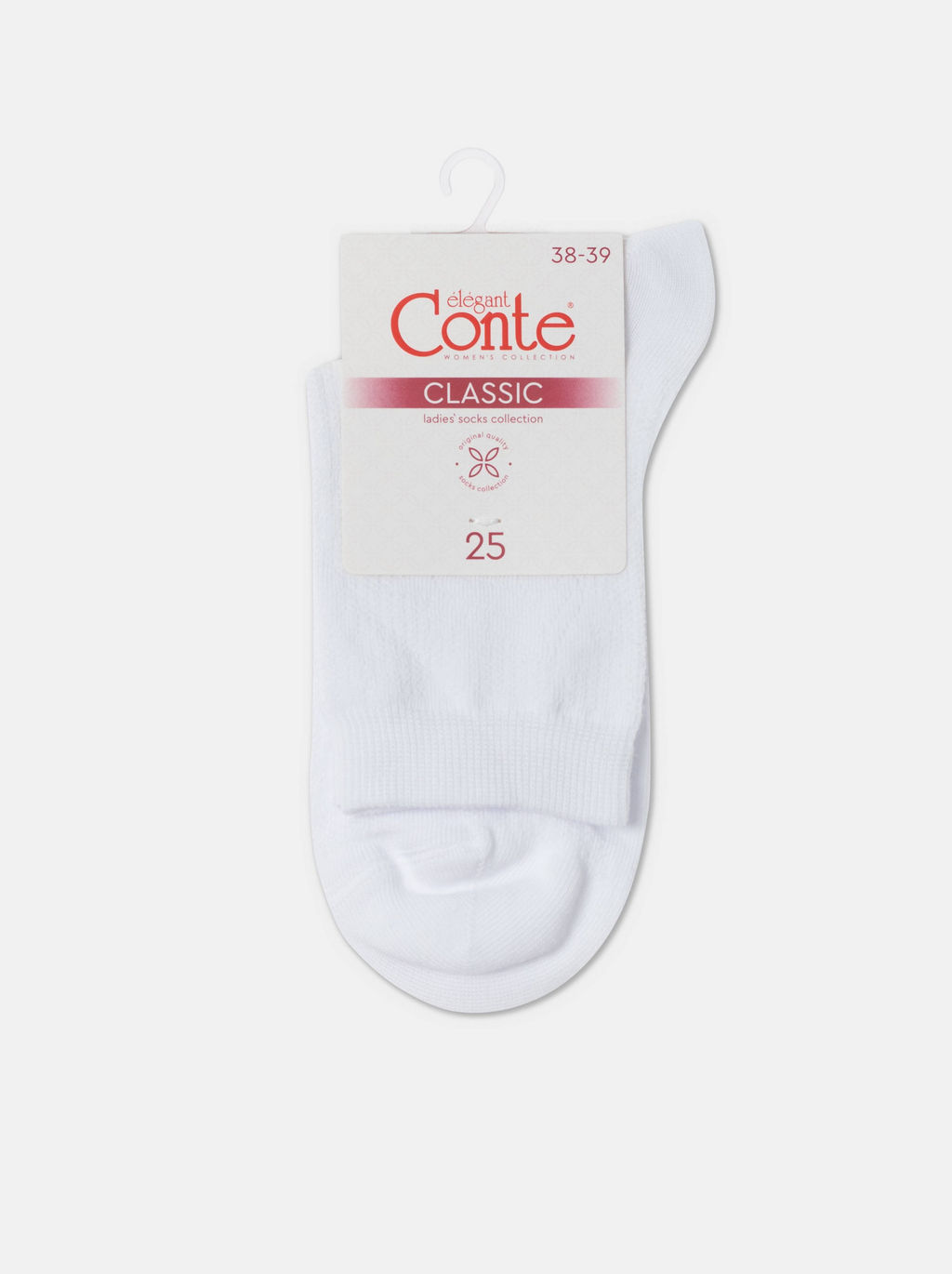 Цена за 2 пары. Носки Классические CONTE CLASSIC Носки женские белый - Conte elegant фото 10